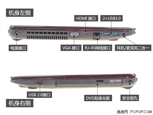 玛雅纹理红黑配色 华硕FX50JK游戏本评测 