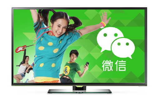 TCL TV+电视 微信互联硬件平台领导者 