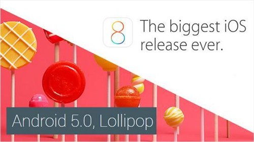 谁更好用？Android 5.0对比iOS 8.1 