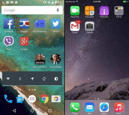 谁更好用？Android 5.0对比iOS 8.1 