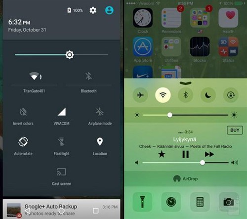 谁更好用？Android 5.0对比iOS 8.1 