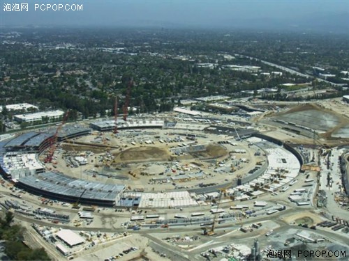 航拍:苹果公司 宇宙飞船 加州新总部_无人机新