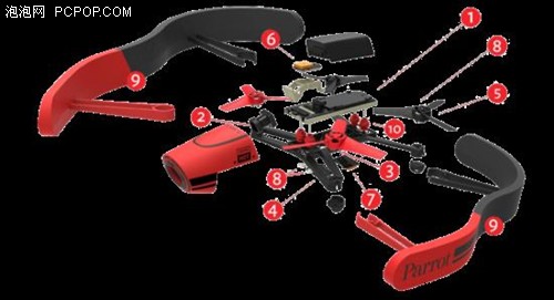 智能航拍利器Parrot Bebop Drone 