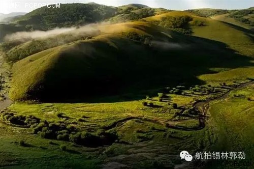 航拍半壁山古诺斯台优异自然保护区 