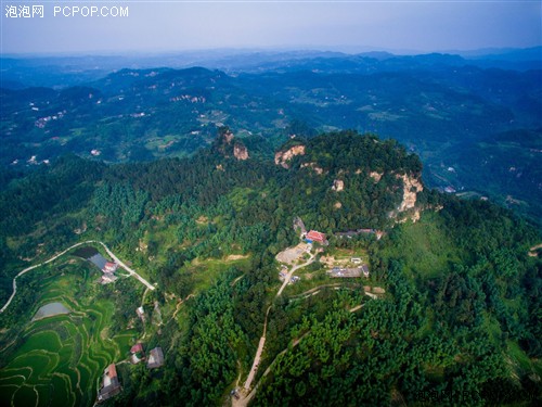 航拍四川风光:绝美壮丽的内江威远俩母山