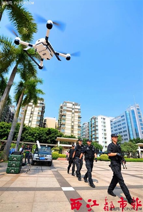 警队来了“新战友” 梧州警方引进两架无人机 