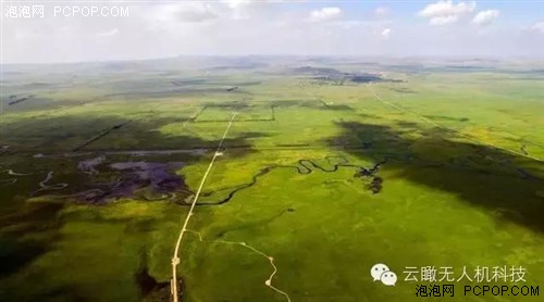 内蒙航拍摄影作品欣赏----大草原的风景 