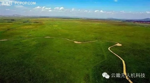 内蒙航拍摄影作品欣赏----大草原的风景 