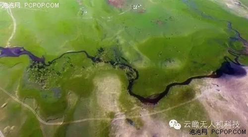 内蒙航拍摄影作品欣赏----大草原的风景 