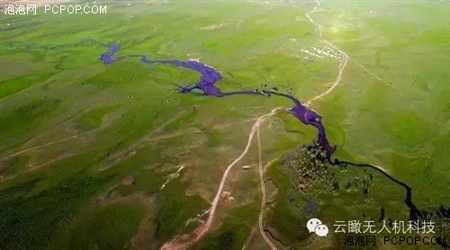 内蒙航拍摄影作品欣赏----大草原的风景 