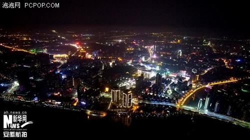 航拍：夜观美丽江城 俯瞰魅力芜湖 