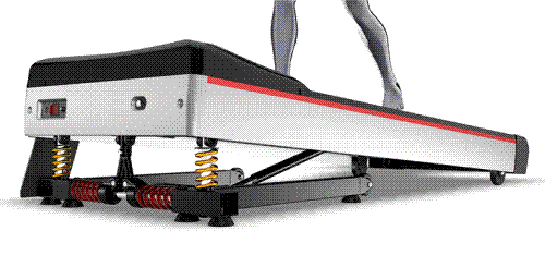 启迈斯跑步机减震示意图