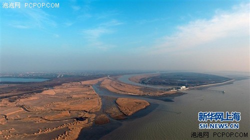 航拍西沙湿地:世界第一大河口冲积岛潮滩湿地