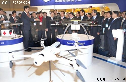 2016韩国无人机展隆重开幕 展示100余种无人机 