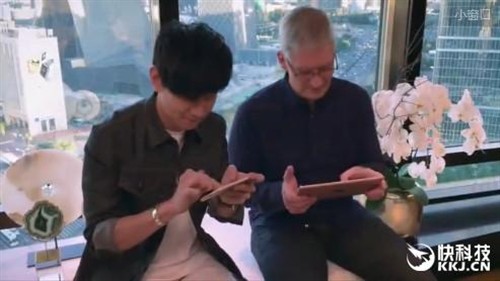 库克和林俊杰用iPhone/iPad合奏一曲 