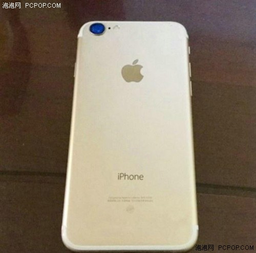 金色iPhone 7背照曝光 后置“蓝光”镜头 