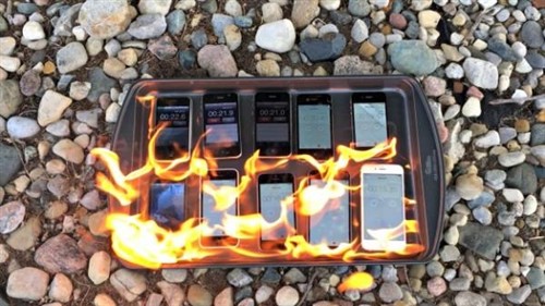 耐烧实验 看看哪一代iPhone最防火？ 