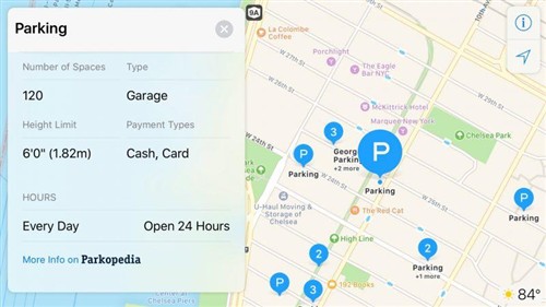 苹果与Parkopedia合作 可以愉快地找车位了 