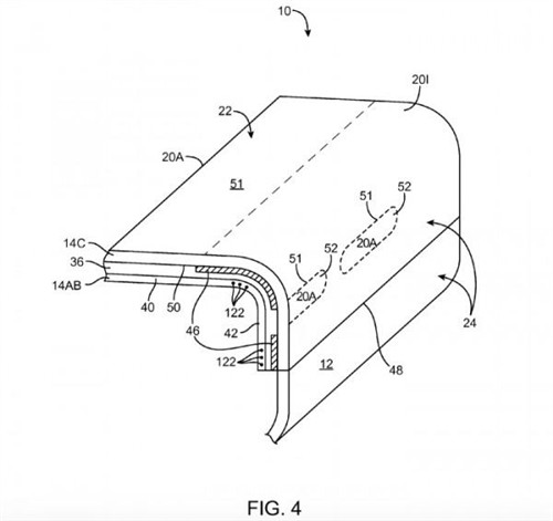 苹果专利显示已经在探索曲面屏交互特性 