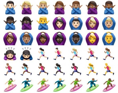 这些都是ios 10中的72个新emoji表情图片