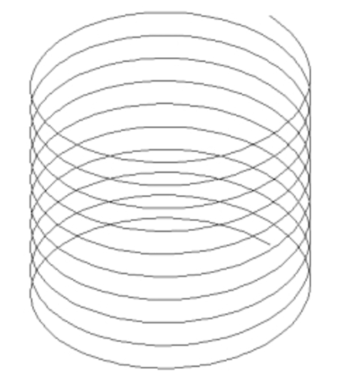 中望cad2018绘图技巧:如何快速创建二维螺旋线和三维弹簧