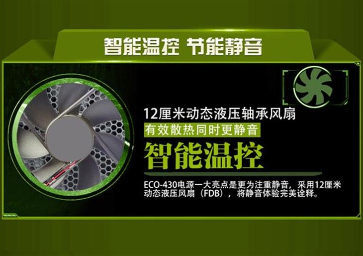 专利智能温控 海韵ECO-430京东热卖！ 