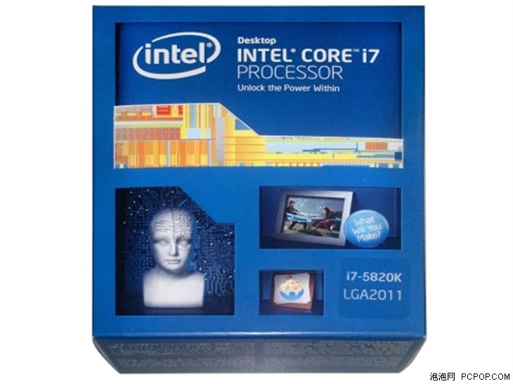 Intel 酷睿六核I7-5820K报价2550元 