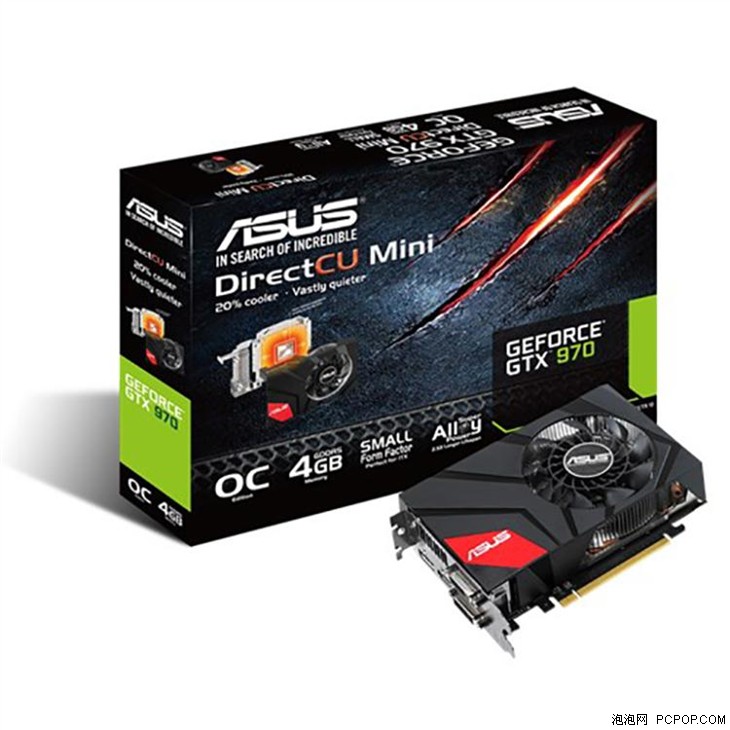 萌系小钢炮 华硕MINI GTX970显卡2799元 