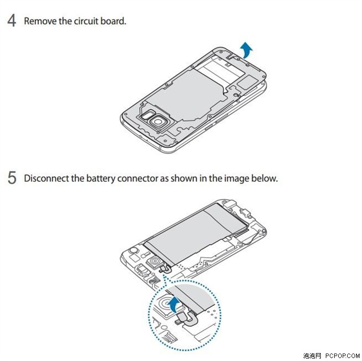 三星GALAXY S6可更换电池 但需要螺丝刀 