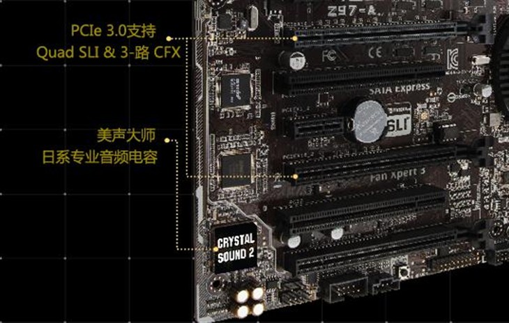 2 sli 华硕主板z97-a京东799元