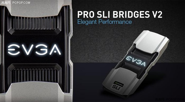 EVGA发布第二代Pro SLI桥接器 特别帅 