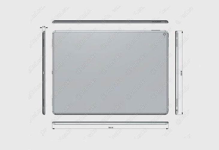 iPad Pro工业设计图再曝光 身材以确定 