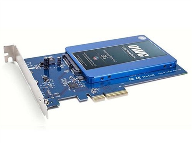 把2.5寸SSD变PCI-E硬盘的最简单方式 