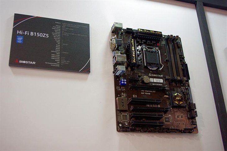 Intel 100系列Combo映泰主板首次曝光 