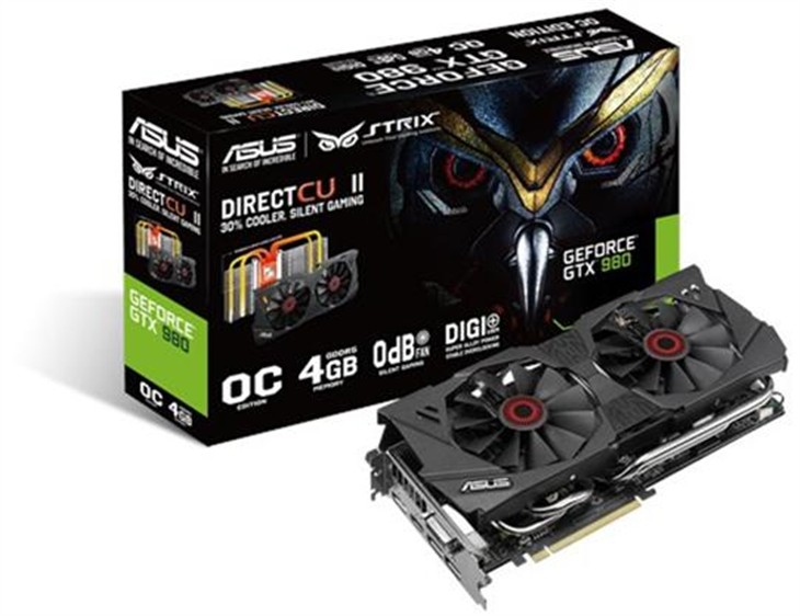 彪悍性能华硕STRIX GTX980显卡4099元 