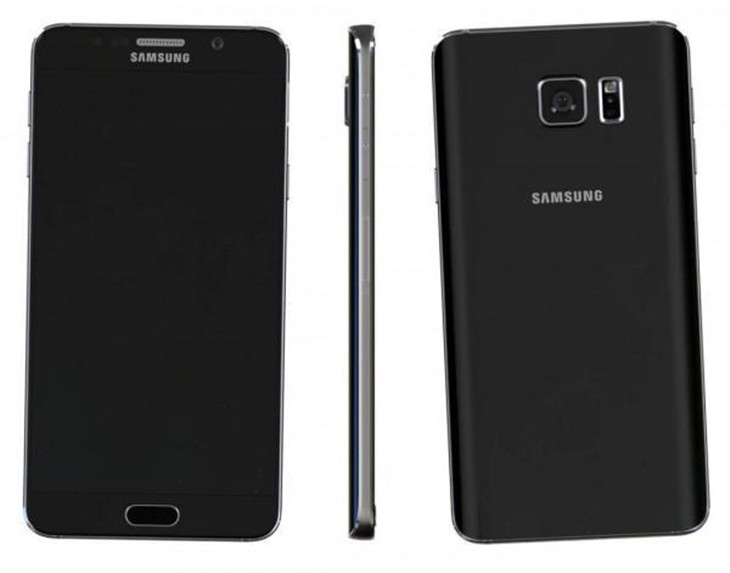 Galaxy Note 5渲染图和规格参数曝光 