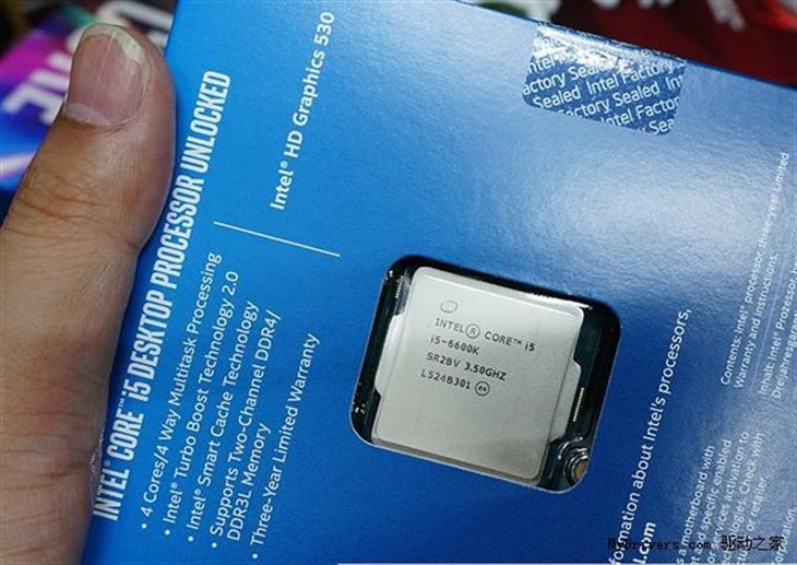 i7-6700K、i5-6600K上市！新包装亮瞎 