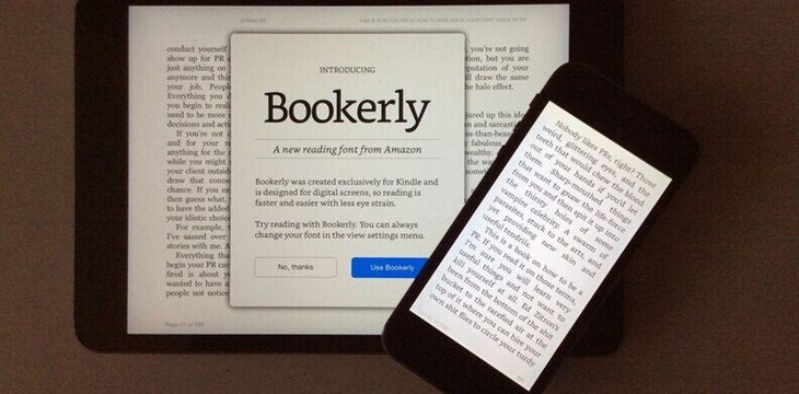 亚马逊为多款Kindle更新Bookerly字体 