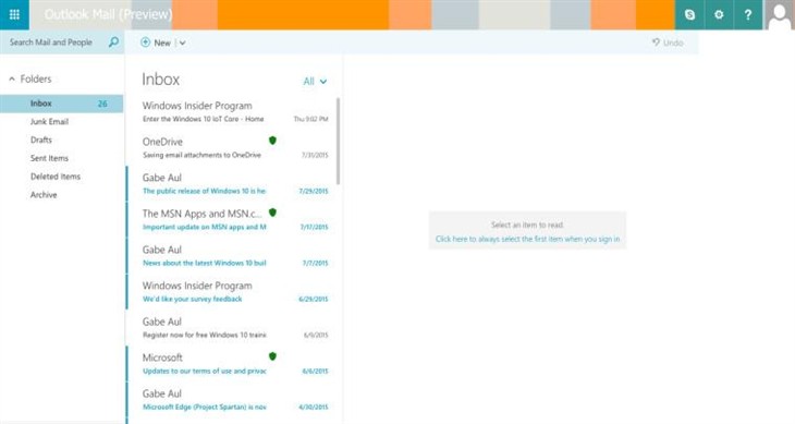 在线生产力：新网页版Outlook初体验 