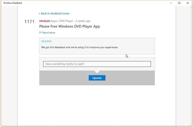 DVD播放器收费百元 Win10把用户惹恼了 