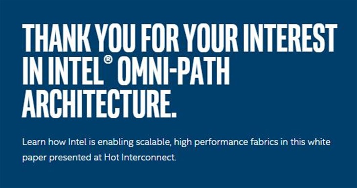 英特尔披露Omni-Path互联架构更多细节 