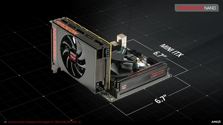 优异小钢炮必备 AMD R9 Nano正式发布 