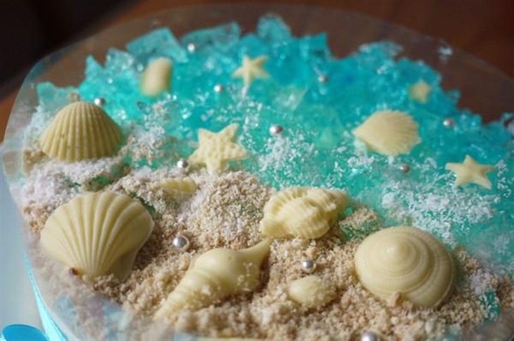 豪哥烘焙厨房 1小时制作海洋沙滩蛋糕 