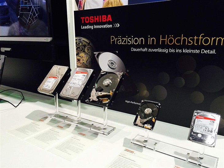 IFA2015:东芝存储推出多款新硬盘产品 