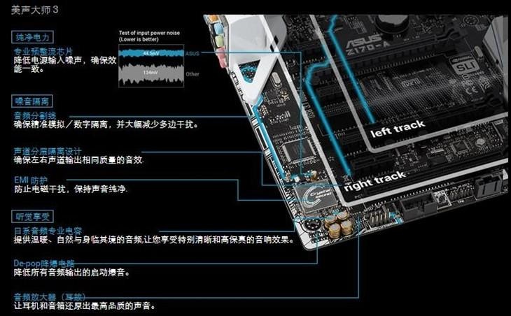 为您省下独立声卡钱！华硕Z170-A主板 