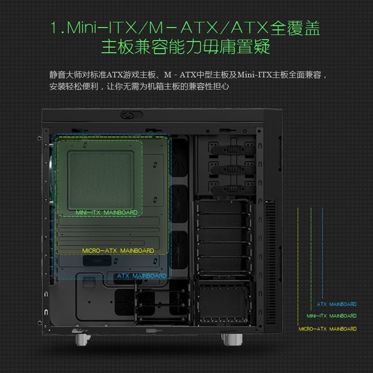 静音大师系列静音七式镇压skylake平台 