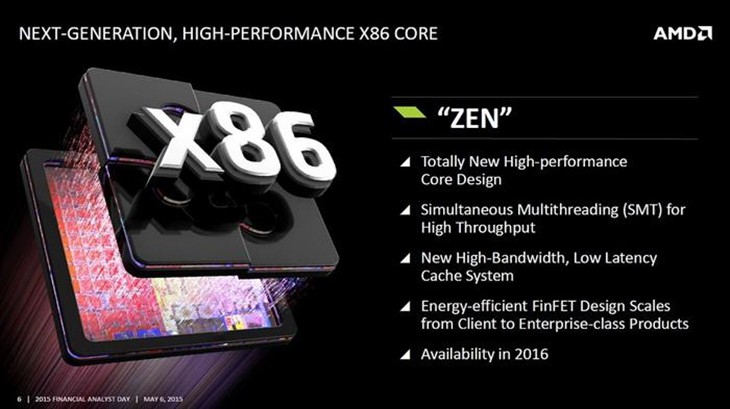 AMD的Zen架构性能增了40% 但来的太晚 