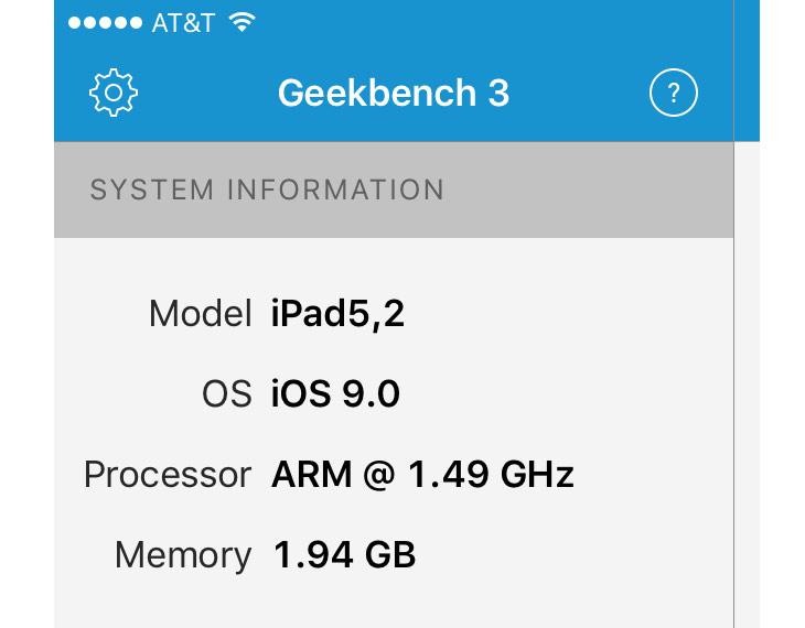 1.5G主频2GB内存 iPad mini4配置出炉