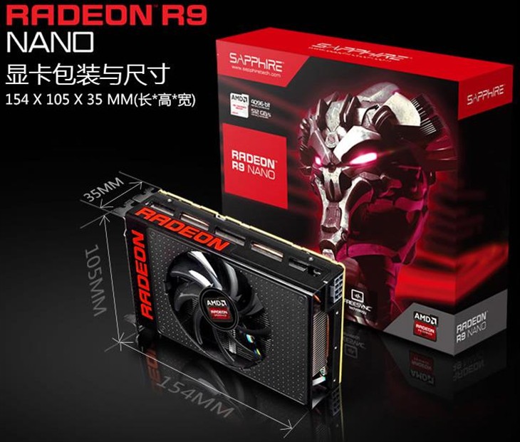 HBM铸造小钢炮 AMD R9 Fury Nano解析 