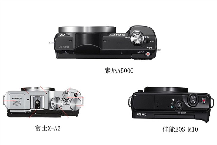 E-M10/A5000/X-A2 APS-C入门微单该选谁 